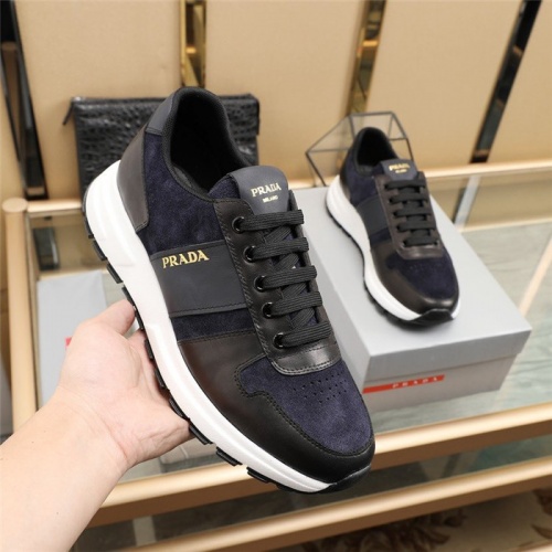 Replica Prada Casual Shoes For Men #844327 $88.00 USD for Wholesale