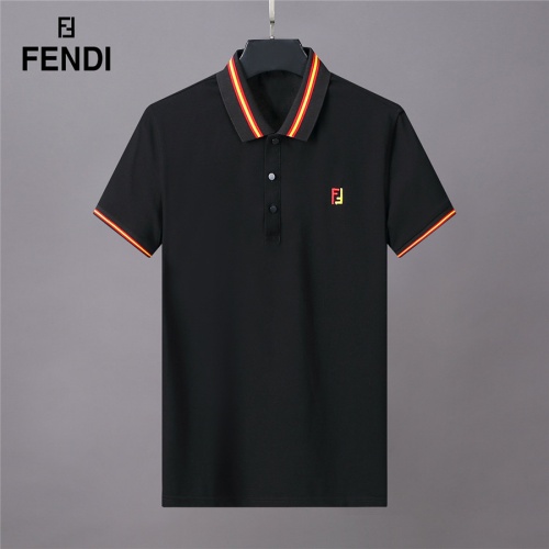 Replica Fendi Tracksuits Short Sleeved For Men #844369 $68.00 USD for Wholesale
