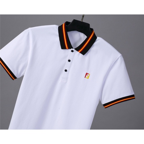 Replica Fendi Tracksuits Short Sleeved For Men #844371 $68.00 USD for Wholesale