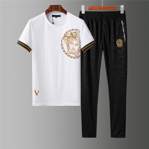 Versace Tracksuits Short Sleeved For Men #844390 $68.00 USD, Wholesale Replica Versace Tracksuits
