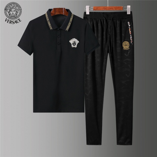 Versace Tracksuits Short Sleeved For Men #844396 $68.00 USD, Wholesale Replica Versace Tracksuits