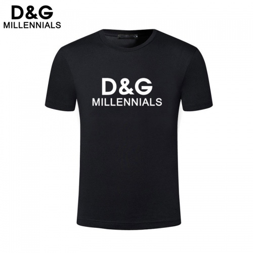 Dolce &amp; Gabbana D&amp;G T-Shirts Short Sleeved For Men #844458 $25.00 USD, Wholesale Replica Dolce &amp; Gabbana D&amp;G T-Shirts