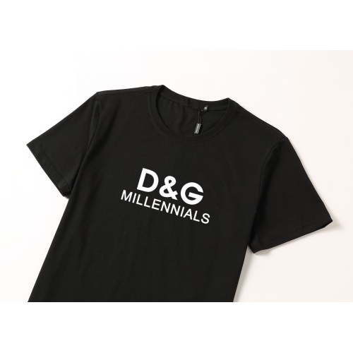 Replica Dolce & Gabbana D&G T-Shirts Short Sleeved For Men #844458 $25.00 USD for Wholesale