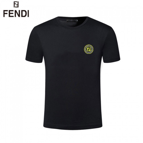 Fendi T-Shirts Short Sleeved For Men #844460 $25.00 USD, Wholesale Replica Fendi T-Shirts