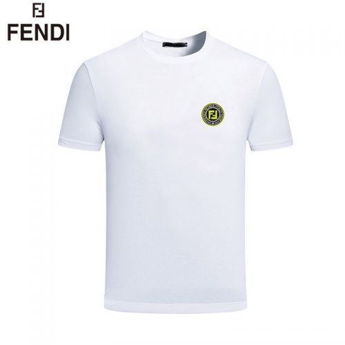 Fendi T-Shirts Short Sleeved For Men #844461 $25.00 USD, Wholesale Replica Fendi T-Shirts