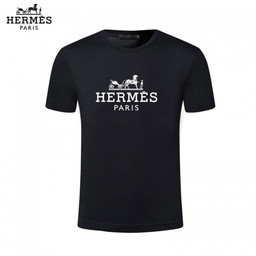 Hermes T-Shirts Short Sleeved For Men #844472 $25.00 USD, Wholesale Replica Hermes T-Shirts