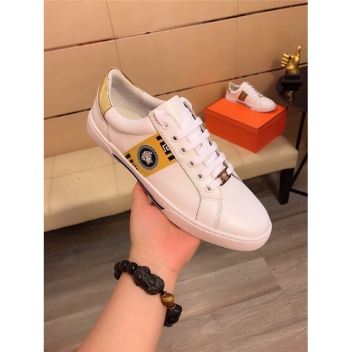 Replica Versace Casual Shoes For Men #844521 $76.00 USD for Wholesale