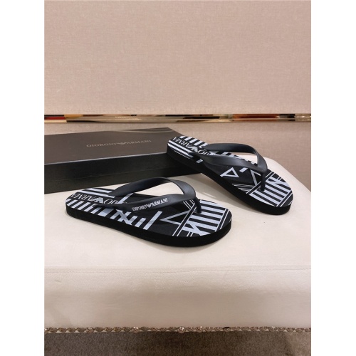 Armani Slippers For Men #844556 $45.00 USD, Wholesale Replica Armani Slippers