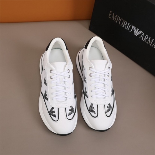 Replica Armani Casual Shoes For Men #844803 $88.00 USD for Wholesale