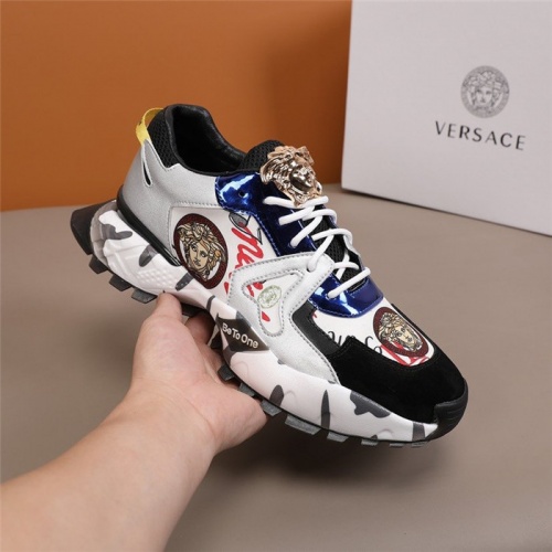 Replica Versace Casual Shoes For Men #844844 $88.00 USD for Wholesale
