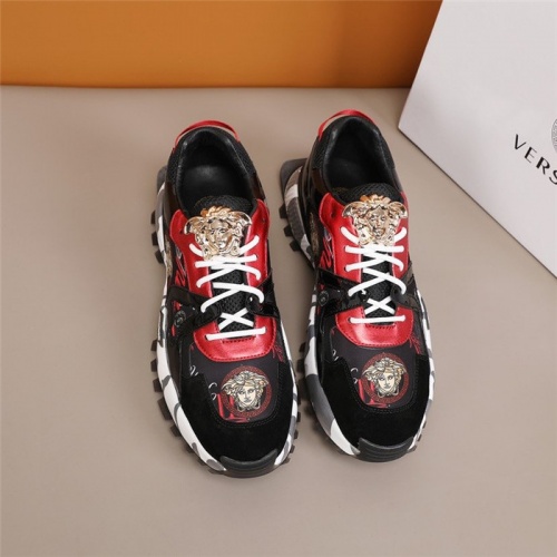 Replica Versace Casual Shoes For Men #844845 $88.00 USD for Wholesale