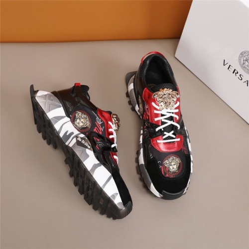 Replica Versace Casual Shoes For Men #844845 $88.00 USD for Wholesale