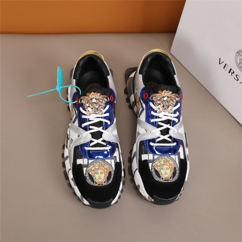 Replica Versace Casual Shoes For Men #844846 $88.00 USD for Wholesale