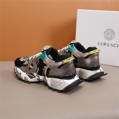 Replica Versace Casual Shoes For Men #844853 $88.00 USD for Wholesale