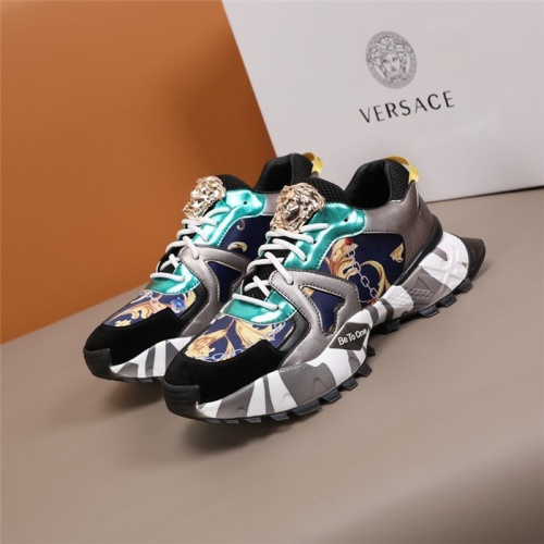 Replica Versace Casual Shoes For Men #844854 $88.00 USD for Wholesale