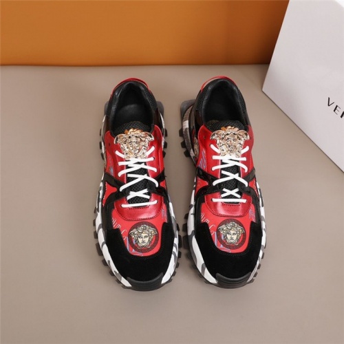 Replica Versace Casual Shoes For Men #844855 $88.00 USD for Wholesale
