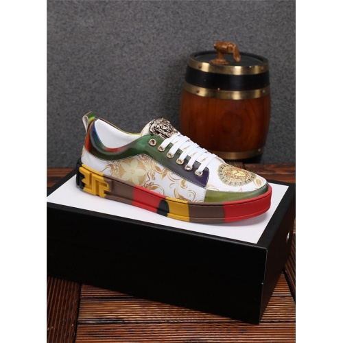 Replica Versace Casual Shoes For Men #844878 $76.00 USD for Wholesale