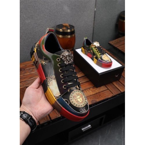 Replica Versace Casual Shoes For Men #844879 $76.00 USD for Wholesale