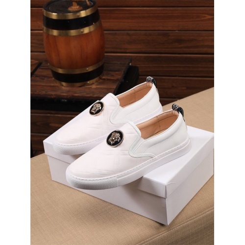 Replica Versace Casual Shoes For Men #844880 $76.00 USD for Wholesale