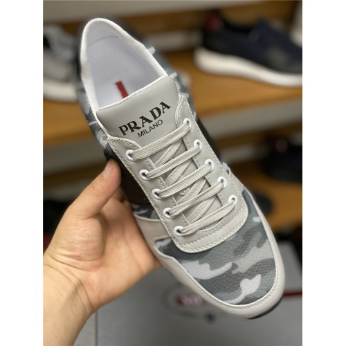 Replica Prada Casual Shoes For Men #844915 $80.00 USD for Wholesale
