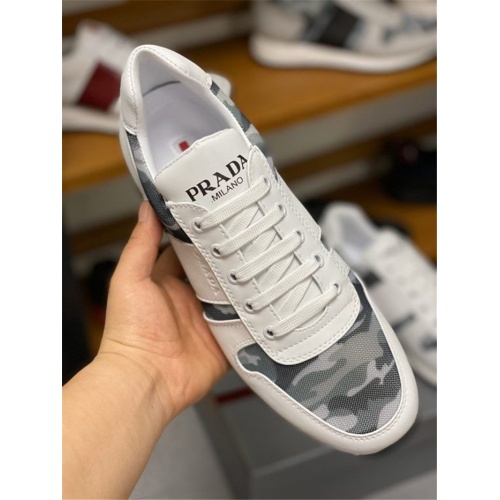 Replica Prada Casual Shoes For Men #844916 $80.00 USD for Wholesale