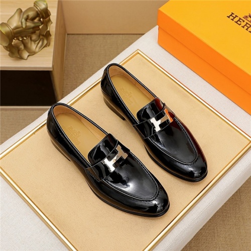 Hermes Leather Shoes For Men #844924 $80.00 USD, Wholesale Replica Hermes Leather Shoes