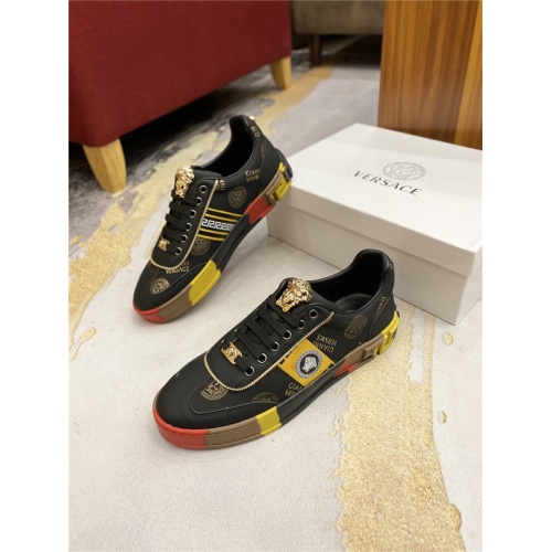 Versace Casual Shoes For Men #844958 $72.00 USD, Wholesale Replica Versace Casual Shoes