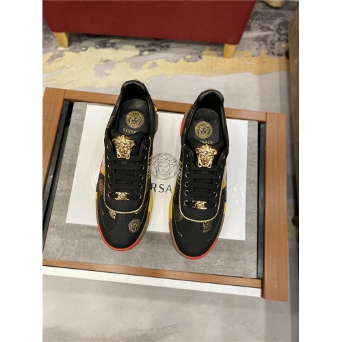 Replica Versace Casual Shoes For Men #844958 $72.00 USD for Wholesale