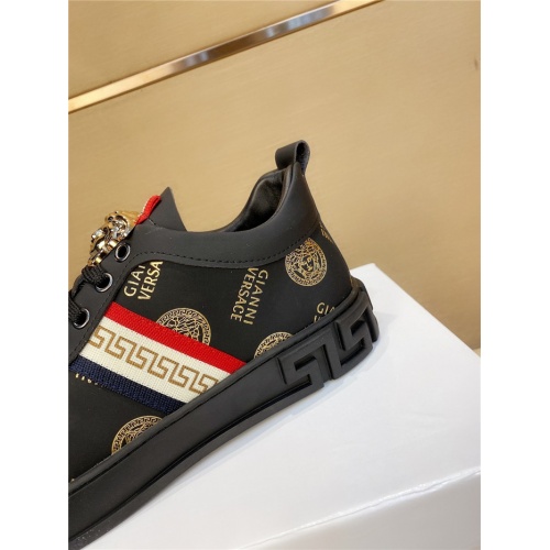 Replica Versace Casual Shoes For Men #844970 $76.00 USD for Wholesale