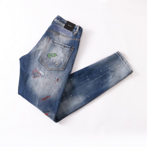 Replica Dsquared Jeans For Men #845184 $60.00 USD for Wholesale