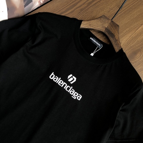 Replica Balenciaga T-Shirts Short Sleeved For Men #845236 $27.00 USD for Wholesale
