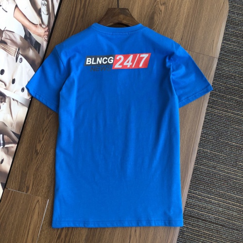 Replica Balenciaga T-Shirts Short Sleeved For Men #845239 $27.00 USD for Wholesale
