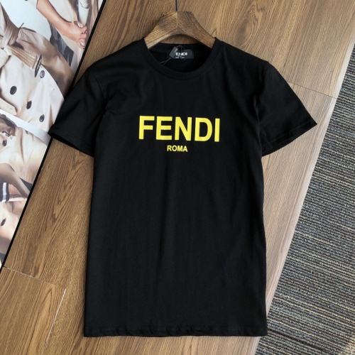Fendi T-Shirts Short Sleeved For Men #845246 $27.00 USD, Wholesale Replica Fendi T-Shirts