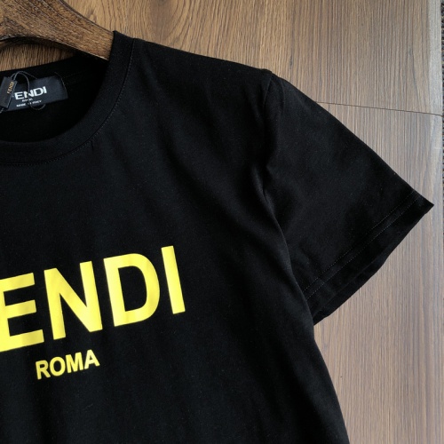 Replica Fendi T-Shirts Short Sleeved For Men #845246 $27.00 USD for Wholesale