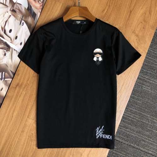 Fendi T-Shirts Short Sleeved For Men #845247 $27.00 USD, Wholesale Replica Fendi T-Shirts