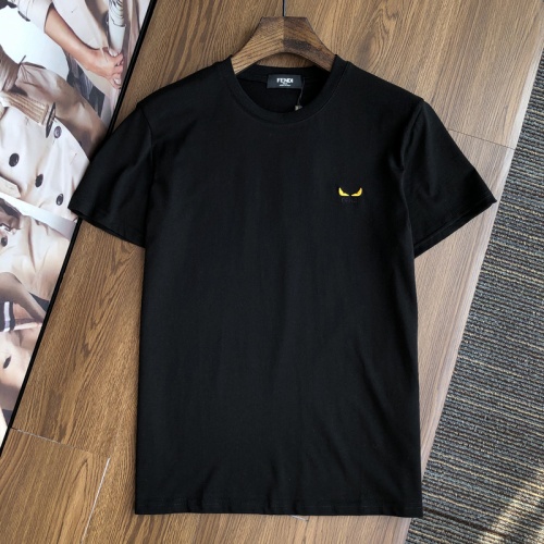 Fendi T-Shirts Short Sleeved For Men #845250 $27.00 USD, Wholesale Replica Fendi T-Shirts