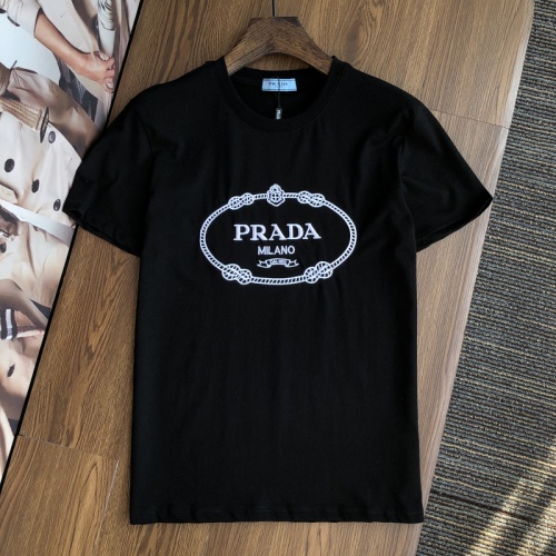 Prada T-Shirts Short Sleeved For Men #845310 $27.00 USD, Wholesale Replica Prada T-Shirts