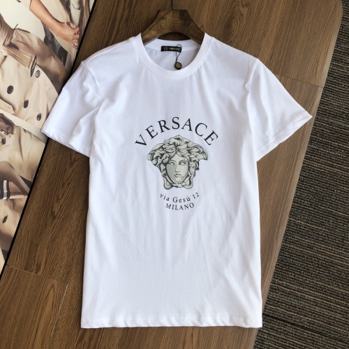 Versace T-Shirts Short Sleeved For Men #845322 $27.00 USD, Wholesale Replica Versace T-Shirts