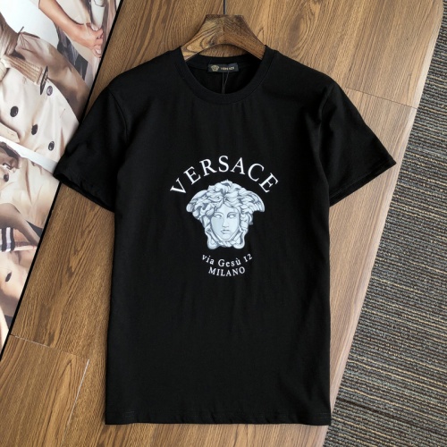 Versace T-Shirts Short Sleeved For Men #845323 $27.00 USD, Wholesale Replica Versace T-Shirts