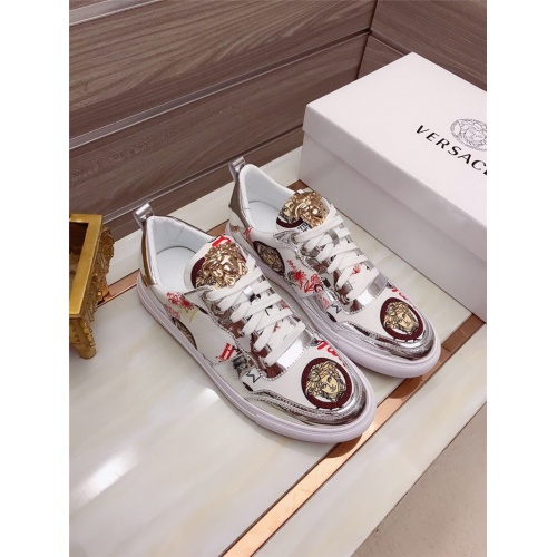 Replica Versace Casual Shoes For Men #845329 $76.00 USD for Wholesale