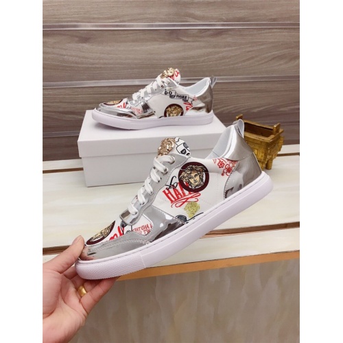Replica Versace Casual Shoes For Men #845329 $76.00 USD for Wholesale