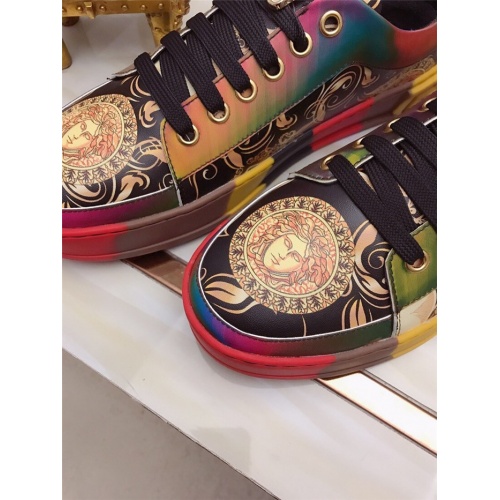 Replica Versace Casual Shoes For Men #845332 $76.00 USD for Wholesale
