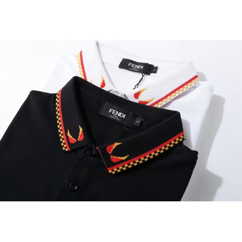 Replica Fendi T-Shirts Short Sleeved For Men #845563 $39.00 USD for Wholesale