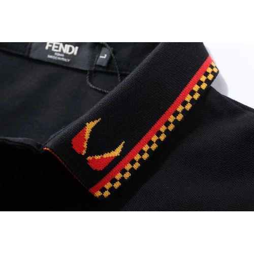 Replica Fendi T-Shirts Short Sleeved For Men #845563 $39.00 USD for Wholesale