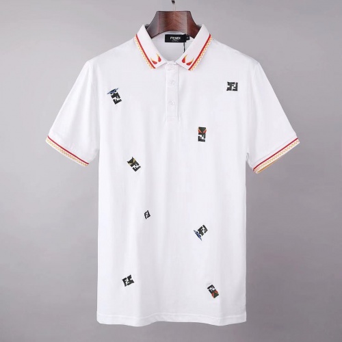 Fendi T-Shirts Short Sleeved For Men #845565 $39.00 USD, Wholesale Replica Fendi T-Shirts