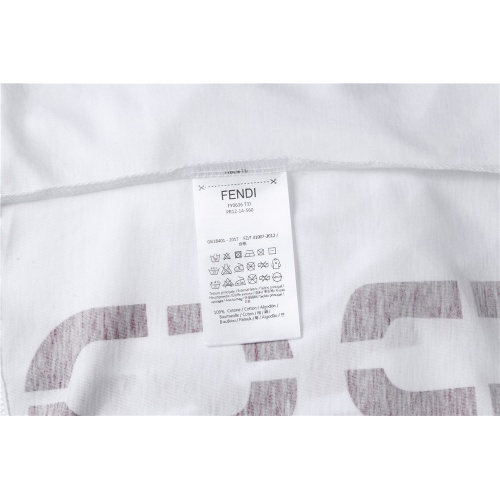 Replica Fendi T-Shirts Short Sleeved For Men #845653 $32.00 USD for Wholesale