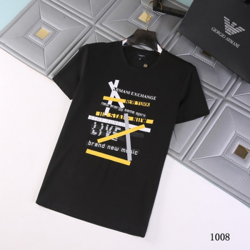 Armani T-Shirts Short Sleeved For Men #845687 $29.00 USD, Wholesale Replica Armani T-Shirts