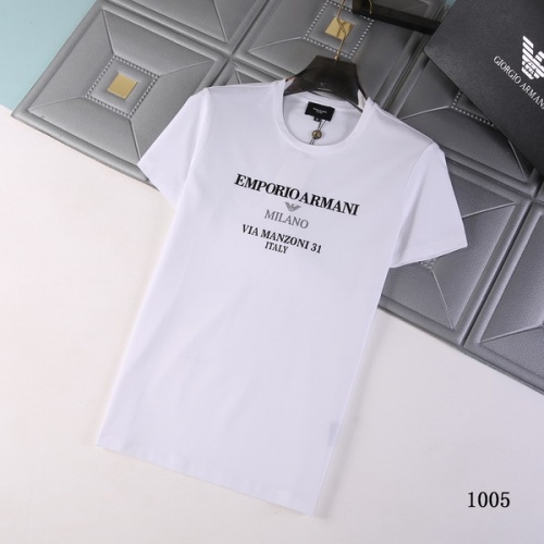 Armani T-Shirts Short Sleeved For Men #845710 $29.00 USD, Wholesale Replica Armani T-Shirts