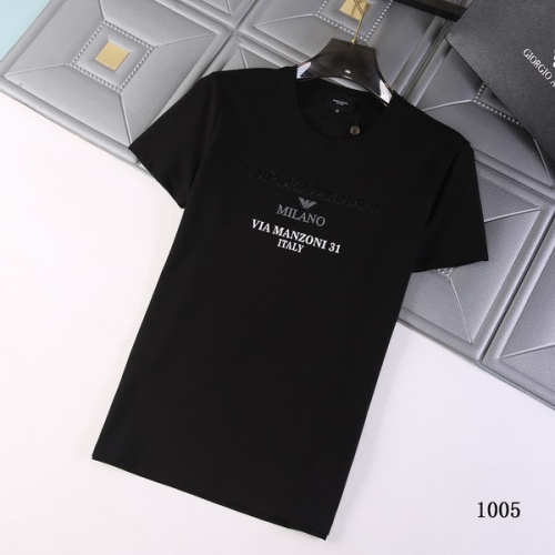 Armani T-Shirts Short Sleeved For Men #845711 $29.00 USD, Wholesale Replica Armani T-Shirts