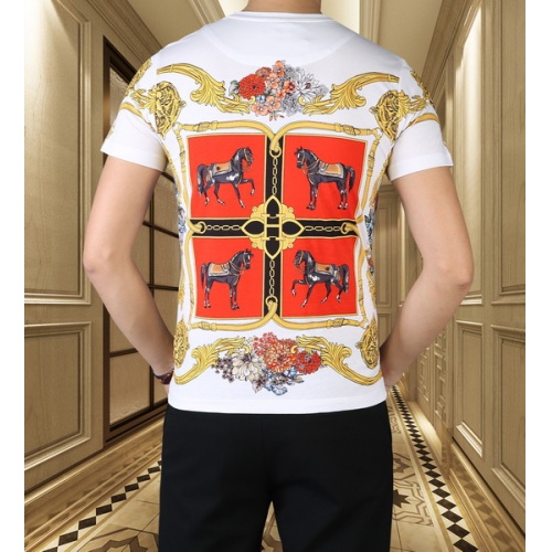 Replica Hermes T-Shirts Short Sleeved For Men #845716 $38.00 USD for Wholesale